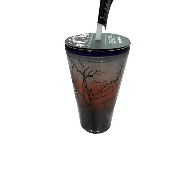 Starbucks Fall Halloween 2022 Raven’s Perch Glow in the Dark 16oz Tumbler Grande - Picture 8 of 11